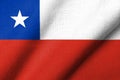 3D Flag of Chile waving