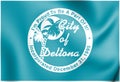 3D Flag of Deltona Florida, USA