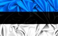 3d flag of Estonia waving in the wind