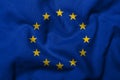 3D Flag of  European Union Royalty Free Stock Photo