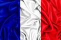 3d flag of France waving in the wind