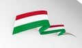 3d Flag Of Italy 3d Wavy Shiny Italy Ribbon Isolated On White Background, 3d illustration