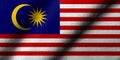 3D Flag of Malaysia waving Royalty Free Stock Photo