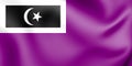 3D Flag of Marang Terengganu, Malaysia