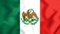 3D Flag of Mexico 1823-1864, 1867-1893.