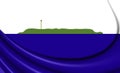 3D Flag of Navassa Island.