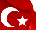 3D Flag of Ottoman Empire 1299-1923