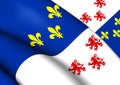 Flag of Picardy, France.