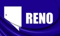 Flag of Reno Nevada, USA.