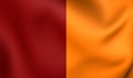 Flag of Roma, Italy.