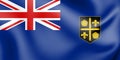 3D Flag of Saint Lucia 1939-1967.