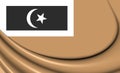 3D Flag of Setiu Terengganu, Malaysia