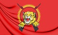 3D Flag of Tamil Eelam.