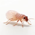 3d Flea On White Background - Uhd Image By Gediminas Pranckevicius