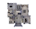 3d floor plan villa Royalty Free Stock Photo