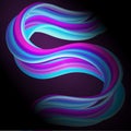 3D Flow Dynamic Curved Wave