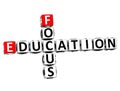 3D Focus Education Crossword