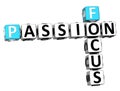 3D Focus Passion Crossword text