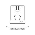 3d food printer linear icon