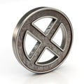 3D Forbidden Symbol Icon Royalty Free Stock Photo
