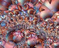 3D Fractal - Extraterrestrial Strange Bubble Paysage 3D Rendering Background