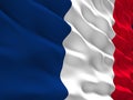 3d france flag