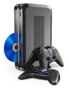 3D game console with gamepad