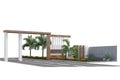 3d gate elevation design for architecture