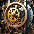 3d gears cog whell background , business teamwork and industry metaphor