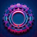 3d gears cog whell background , business teamwork and industry metaphor