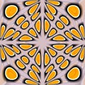 3D Generative render of colorful background tile