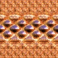 3D render of glass pattern seamless tile with color back lights