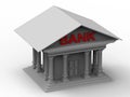 3D generic bank illustration