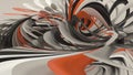 3D Geometric Abstract Twist Background