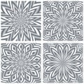 3d geometric rotation patterns set