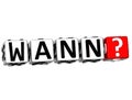 3D German Question Button Click Here Block Text