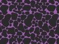 3D Giraffe or cow purple print camouflage texture, carpet animal skin patterns or backgrounds, black purple violet cheetah theme, Royalty Free Stock Photo