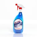 3D Glass Cleaner spray plastic bottle Royalty Free Stock Photo