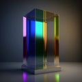 3D Glass Podium concept