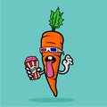 3d glasses carrot eating pop brain