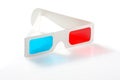 3d glasses on white