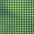 3d glossy abstract tiled bubble background in green blue Royalty Free Stock Photo