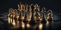 3D Glossy Chess Pawn AI Generated Royalty Free Stock Photo