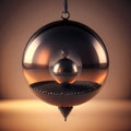 3D Glossy balls pendulum - AI generated ar