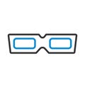 3d Goggle Icon