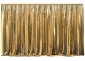 3D Gold curtains Royalty Free Stock Photo