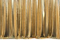 3D Gold curtains Royalty Free Stock Photo