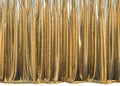 3D Gold curtains Royalty Free Stock Photo
