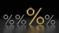 3D golden percent