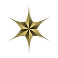 3d Golden Star logo design